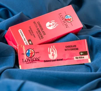 Lovion Aphrodisiac Chocolate with Ginseng for Women (1 Box-6 pcs sachets)